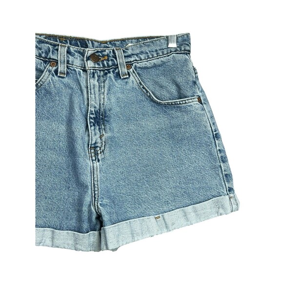 Vintage Levi’s 954 High Rise Jean Shorts Women’s Sz 5 90s Orange Tab Made in USA - Picture 3 of 9
